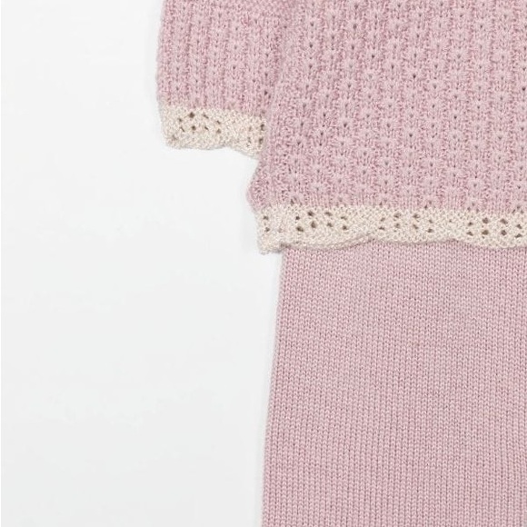 Paz Rodriguez Baby Size 9 Months Lilac Wool 2 Piece Sweater Knit Pant Set NWT - Picture 11 of 12